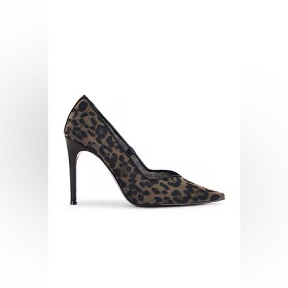 Steve Madden Shoes - Steve Madden Womens Raz Brown Animal Print Man Made Pumps New